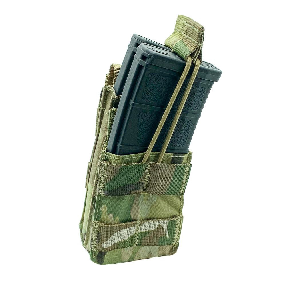 MOLLEスリックスターMCBK Shellback Tactical Single Stacker Open Top M4 Mag Pouch
