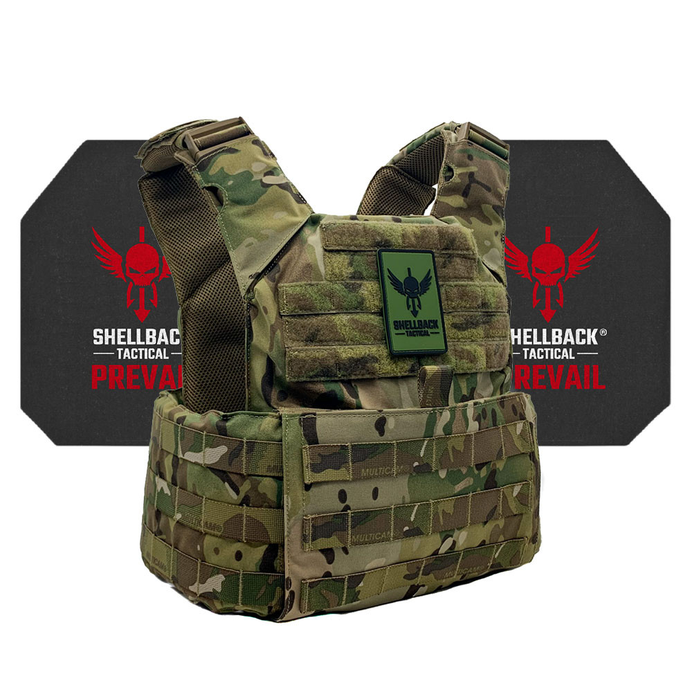 Shellback Tactical Skirmish Level IV Body Armor Kit with Model