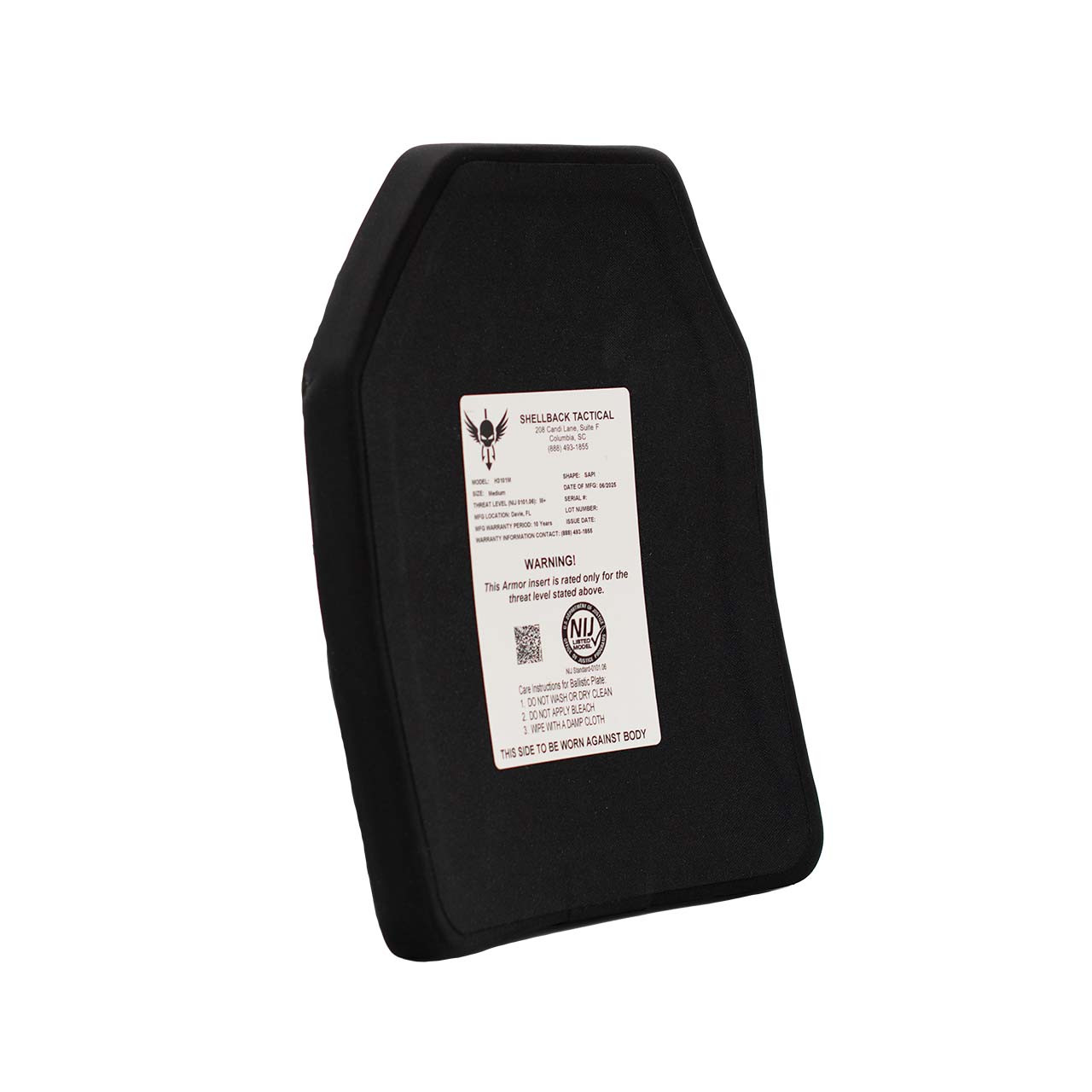Shellback Tactical Prevail Series SAPI Sized Stand Alone Level III+ ...