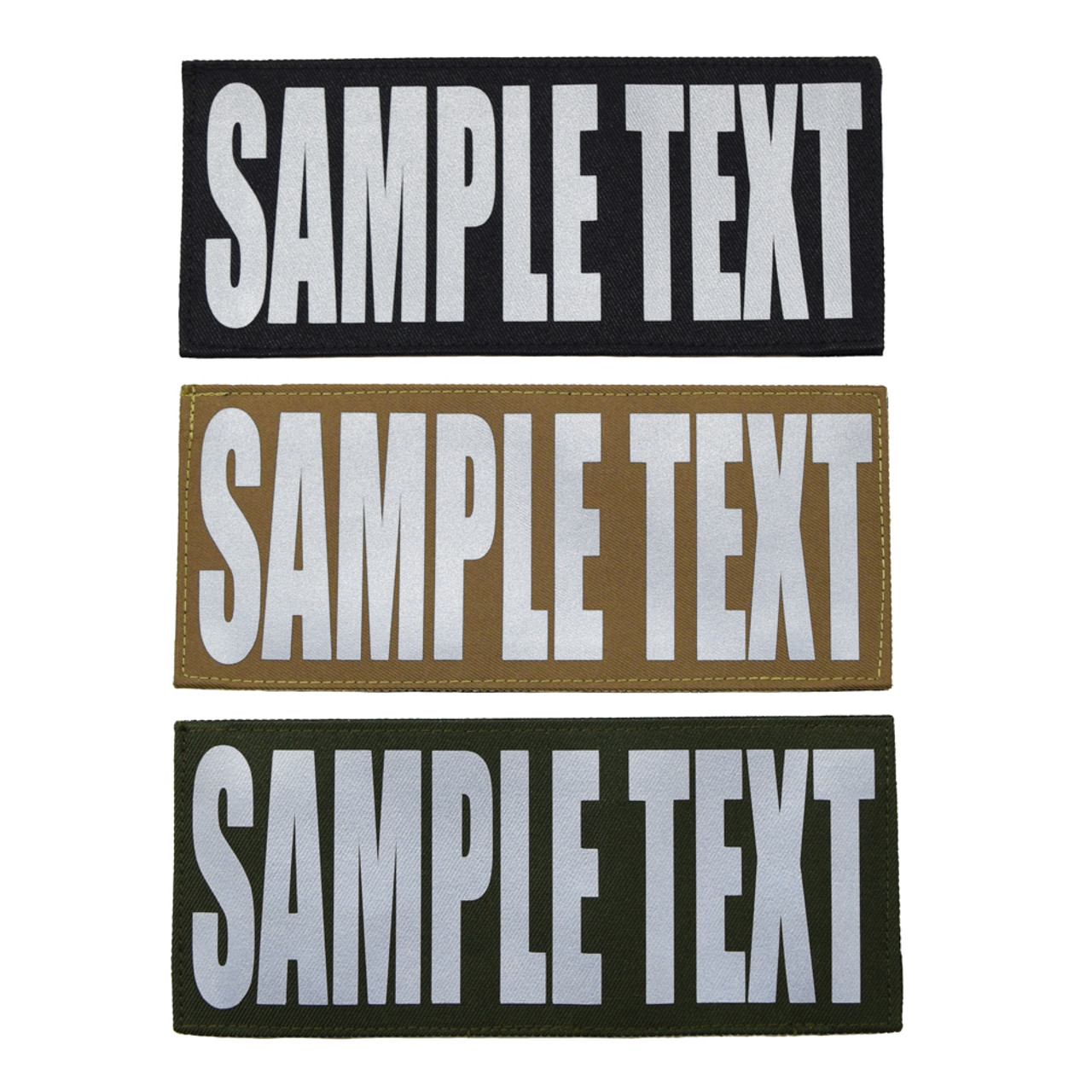 Shellback Tactical 3 x 7 Inch Custom ID Placard with Hook Back