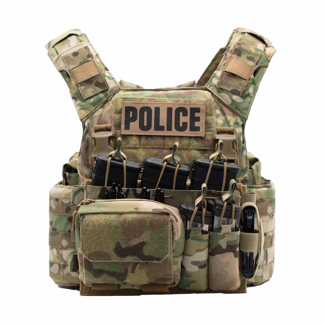 Shellback Tactical 2 x 5 Inch Custom ID Placard with Hook Back