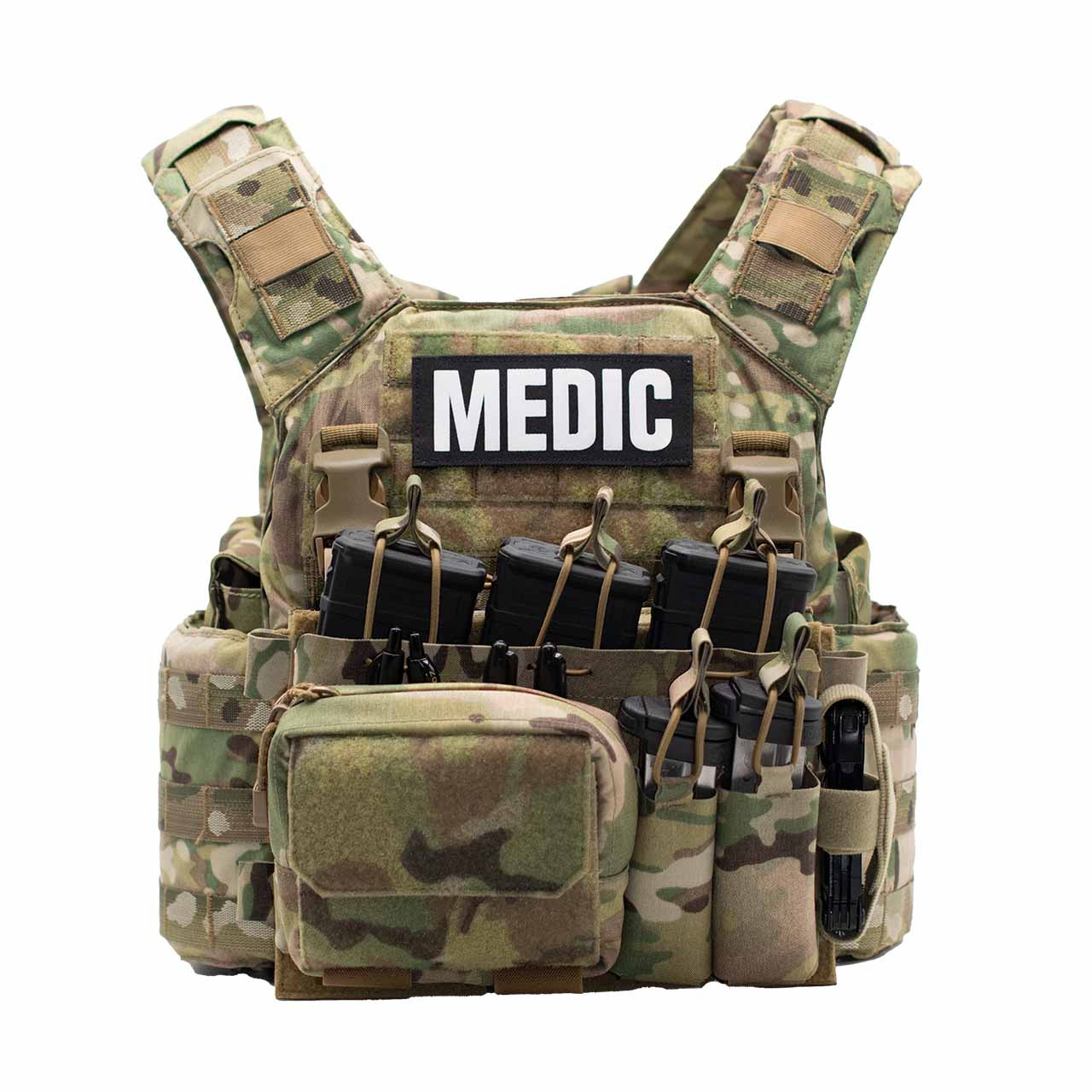 Shellback Tactical 2 x 5 Inch Custom ID Placard with Hook Back