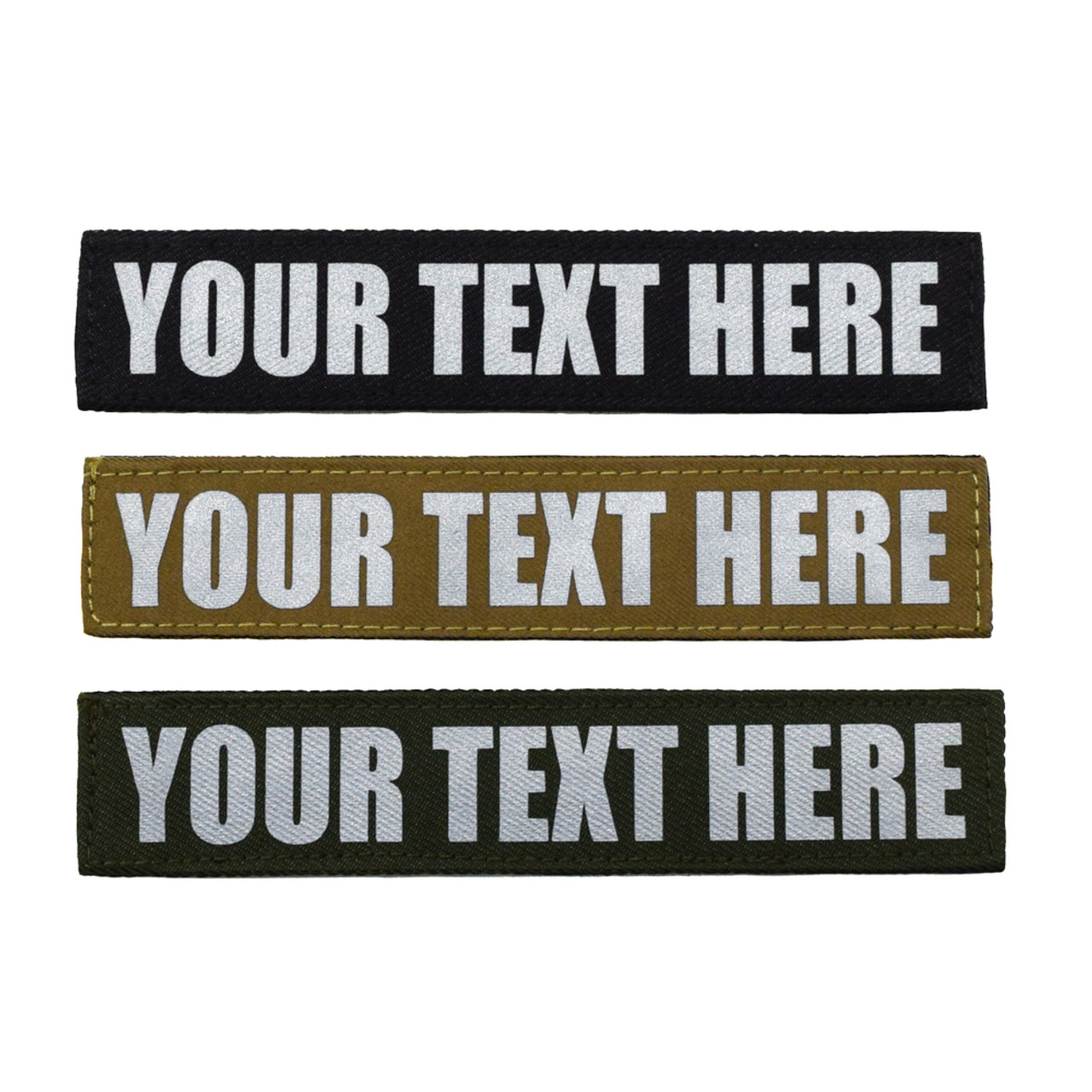 Custom Reflective Tactical ID Patches