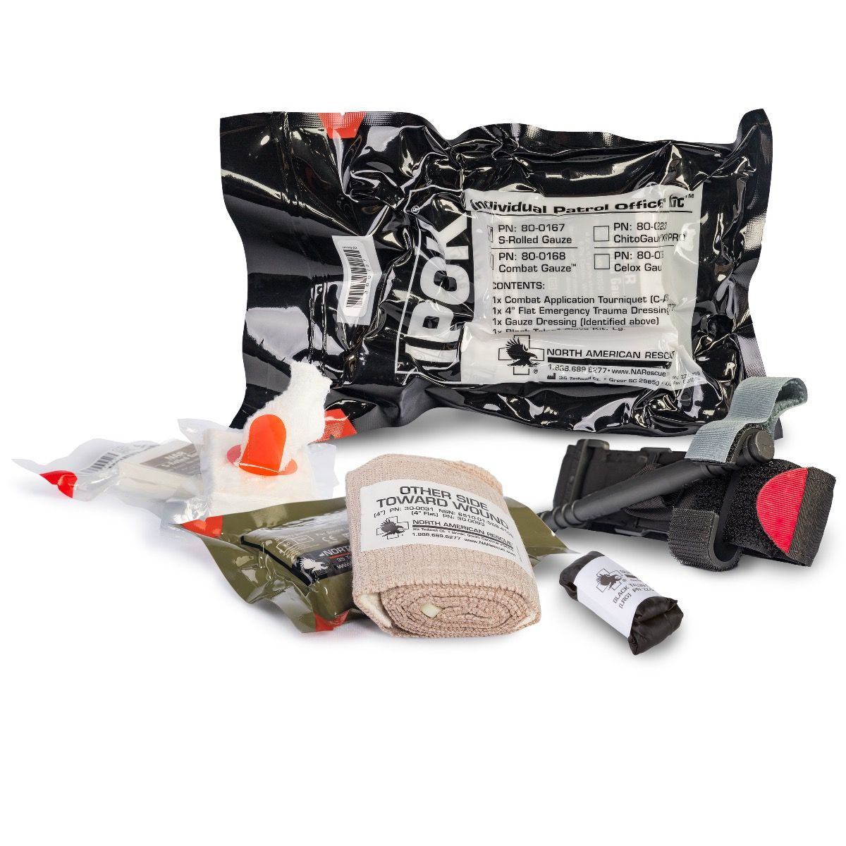 North American Rescue Individual Patrol Officer Kit