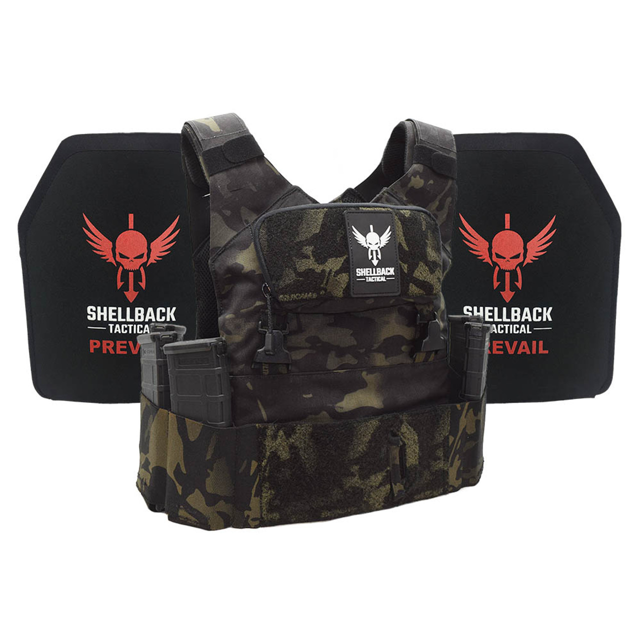 Shellback Tactical Stealth 2.0 Lightweight Armor System with Level III  LON-III-P Plates