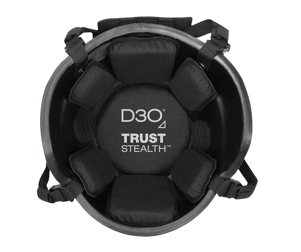 D3O Trust Stealth Ballistic Helmet 7-Pad System | Shellback Tactical