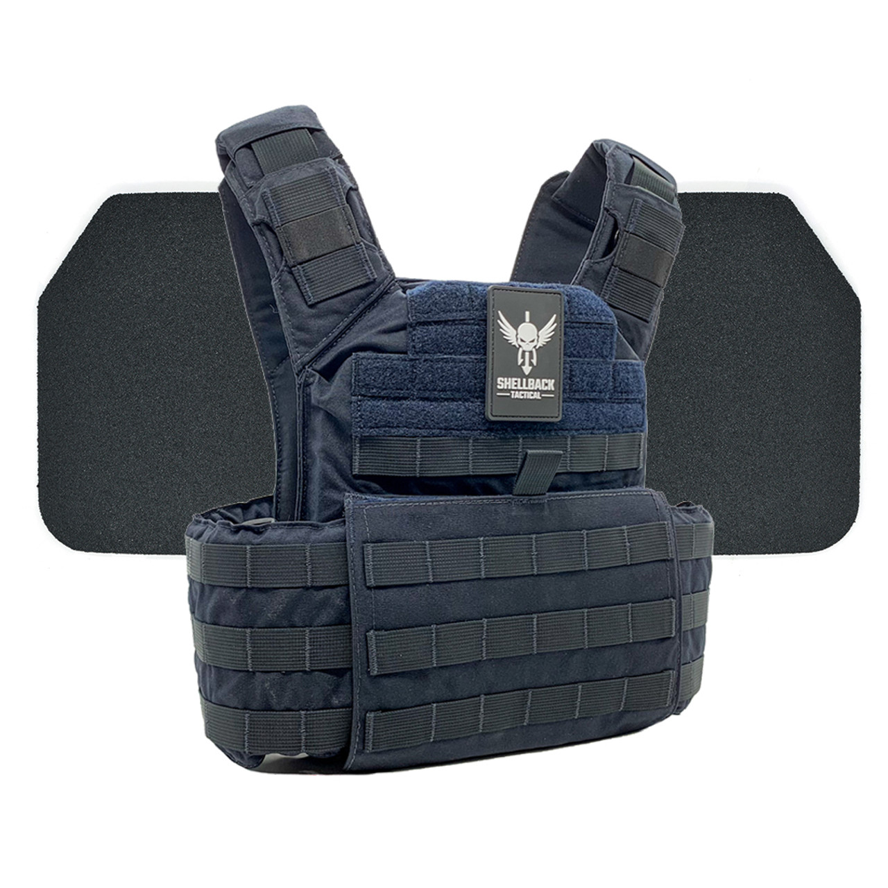 Shellback Tactical Banshee Rifle Level III Body Armor Kit with Model P5mmSAO Steel Plates