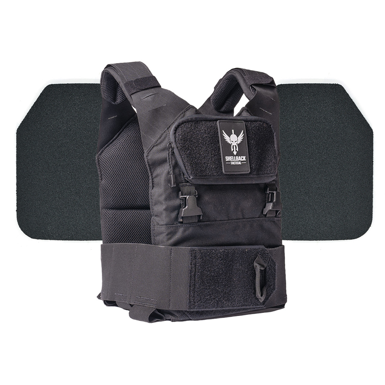 Shellback Tactical Stealth 2.0 Level III Body Armor Kit with Model P5mmSAO  Steel Plates