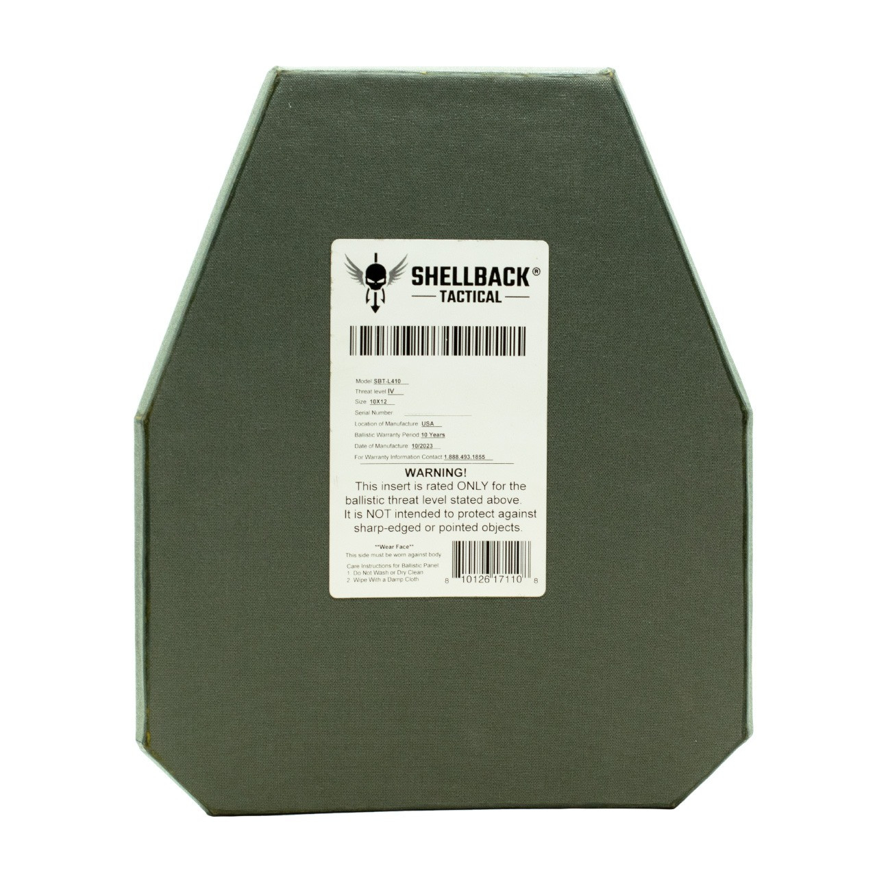 Shellback Tactical Prevail Series Level IV 10 x 12 Swimmers Cut