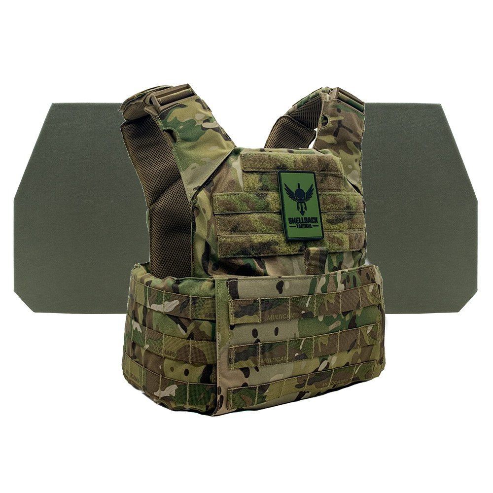 Shellback Tactical Skirmish Level IV Body Armor Kit with Model
