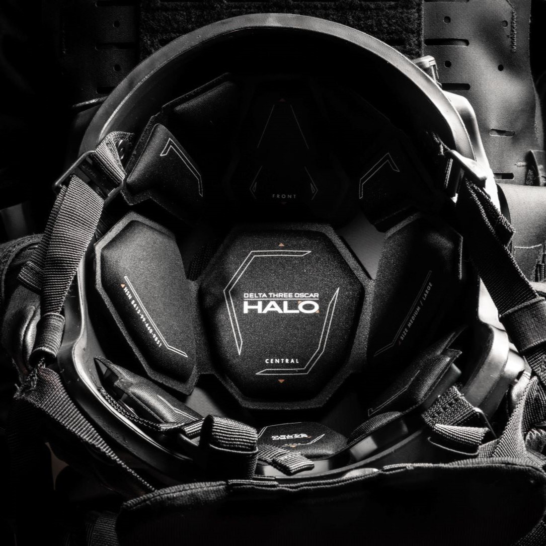 d3o motorcycle helmet D3O Halo™ Ballistic Helmet Pad System