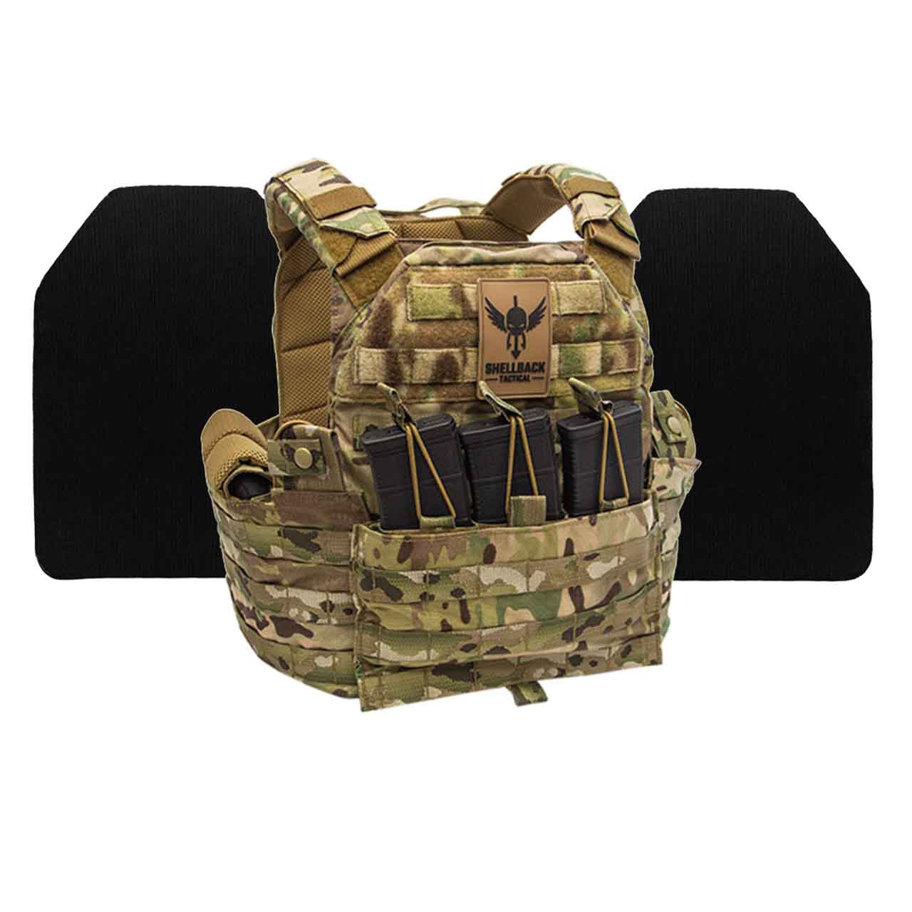 Shellback Tactical SF Level IV Body Armor Kit with Model 4S17M Plates