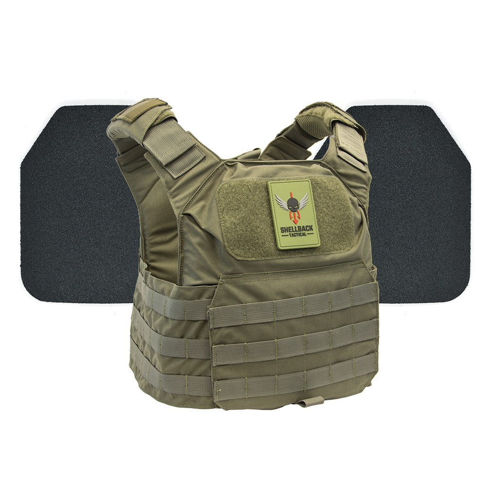Shellback Tactical Patriot Level III Body Armor Kit with Model P5mmSAO ...