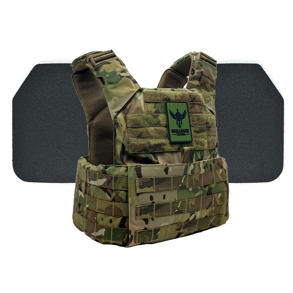 Shellback Tactical Skirmish Level III Body Armor Kit with Model P5mmSAO ...