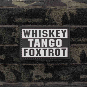 Shellback Tactical Whiskey Tango Foxtrot PVC Patch Velcro