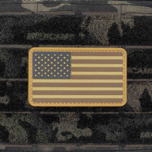 Shellback Tactical Forward Facing US Flag PVC Patch Ranger Green Coyote
