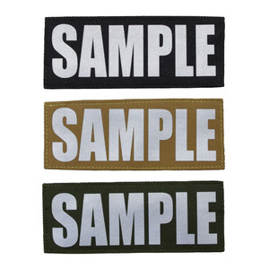 Shellback Tactical 2 x 5 Inch Custom ID Placard with Hook Back