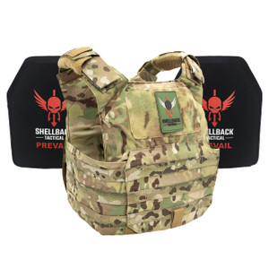 Shellback Tactical Patriot Lightweight Level III Armor Kit with Level III LON-III-P Plates Multicam