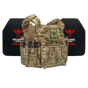 Shellback Tactical Rampage 2.0 Lightweight Level IV Armor Kit with Model 4SICMH Ceramic Plates Multicam