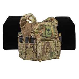 Shellback Tactical Rampage 2.0 Lightweight Level III+ Body Armor Kit with Model H3101 Plates Multicam