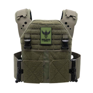 Shellback Tactical Banshee 4 LT Plate Carrier Vest Ranger Green Front