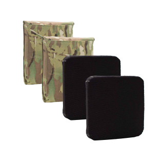 Shellback Tactical Side Armor Plate Kit with Level IV Model 4S17 Side Plates Multicam