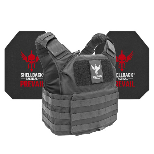 Shellback Tactical Patriot Active Shooter Kit with Level IV 4S17 Plates Black