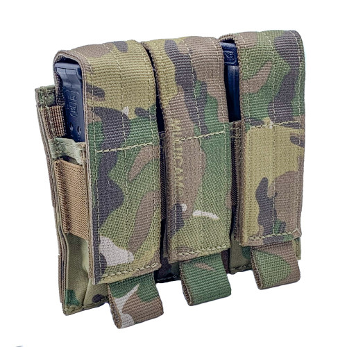 Shellback Tactical Triple Pistol Mag Pouch Multicam