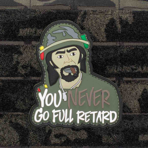 Shellback Tactical Never Go Full Retard PVC Patch Velcro