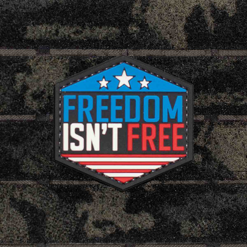 Shellback Tactical Freedom Isnt Free PVC Patch Velcro