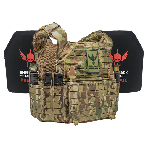 Shellback Tactical Rampage 2.0 Lightweight Armor System with Level III LON-III-P Plates Multicam