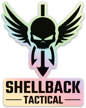Shellback Tactical Holographic Logo Sticker