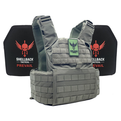Shellback Tactical Skirmish Lightweight Level III Armor Kit with Level III LON-III-P Plates Ranger Green 