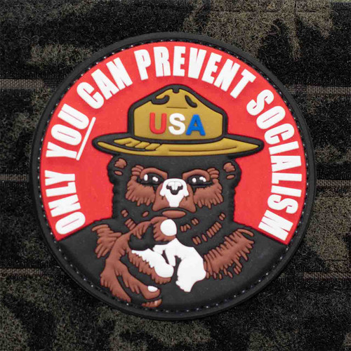 Shellback Tactical Only You Can Prevent Socialism 3.5" Morale Patch - Velcro Background