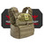 Shellback Tactical Banshee Level IV Body Armor Kit with Model 4S17 Ceramic Plates Ranger Green