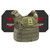 Shellback Tactical Patriot Level IV Body Armor Kit with Model 4S17 Ceramic Plates Ranger Green