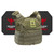 Shellback Tactical Patriot Level IV Body Armor Kit with Model 4S17 Ceramic Plates Ranger Green