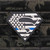 Shellback Tactical Superman Shield PVC Patch Thin Blue Line Velcro
