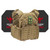 Shellback Tactical Rampage 2.0 Level IV Body Armor Kit with 4S17 Ceramic Plates Coyote 