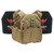 Shellback Tactical Rampage 2.0 Lightweight Armor System with Level III LON-III-P Plates Coyote 