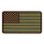 Shellback Tactical Forward Facing US Flag PVC Patch Ranger Green 