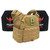 Shellback Tactical Patriot Lightweight Level III Armor Kit with Level III LON-III-P Plates Coyote