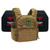 Shellback Tactical Banshee Elite 3.0 Lightweight Level IV Armor Kit with Model 4SICMH Ceramic Plates Coyote