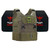 Shellback Tactical Stealth 2.0 Lightweight Level IV Armor Kit with Model 4SICMH Ceramic Plates Ranger Green