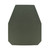 Shellback Tactical Prevail Series Level IV 10 x 12 Swimmers Cut Hard Armor Plate - Model L410 - Front
