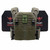 Shellback Tactical Banshee 4 LT Lightweight Level III Armor Kit with Model LON-III-P Plates Ranger Green