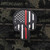 Shellback Tactical Punisher PVC Patch - Thin Red Line - Velcro