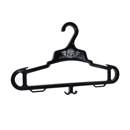 Usa-Made Heavy-Duty Plastic Hangers White Thick Strong Plastic