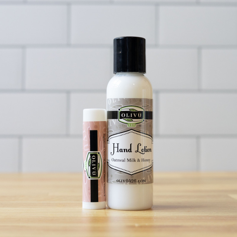 Final Balm & Finish Lotion セット Hand Lotion & Lip Balm Set - Olivu 426