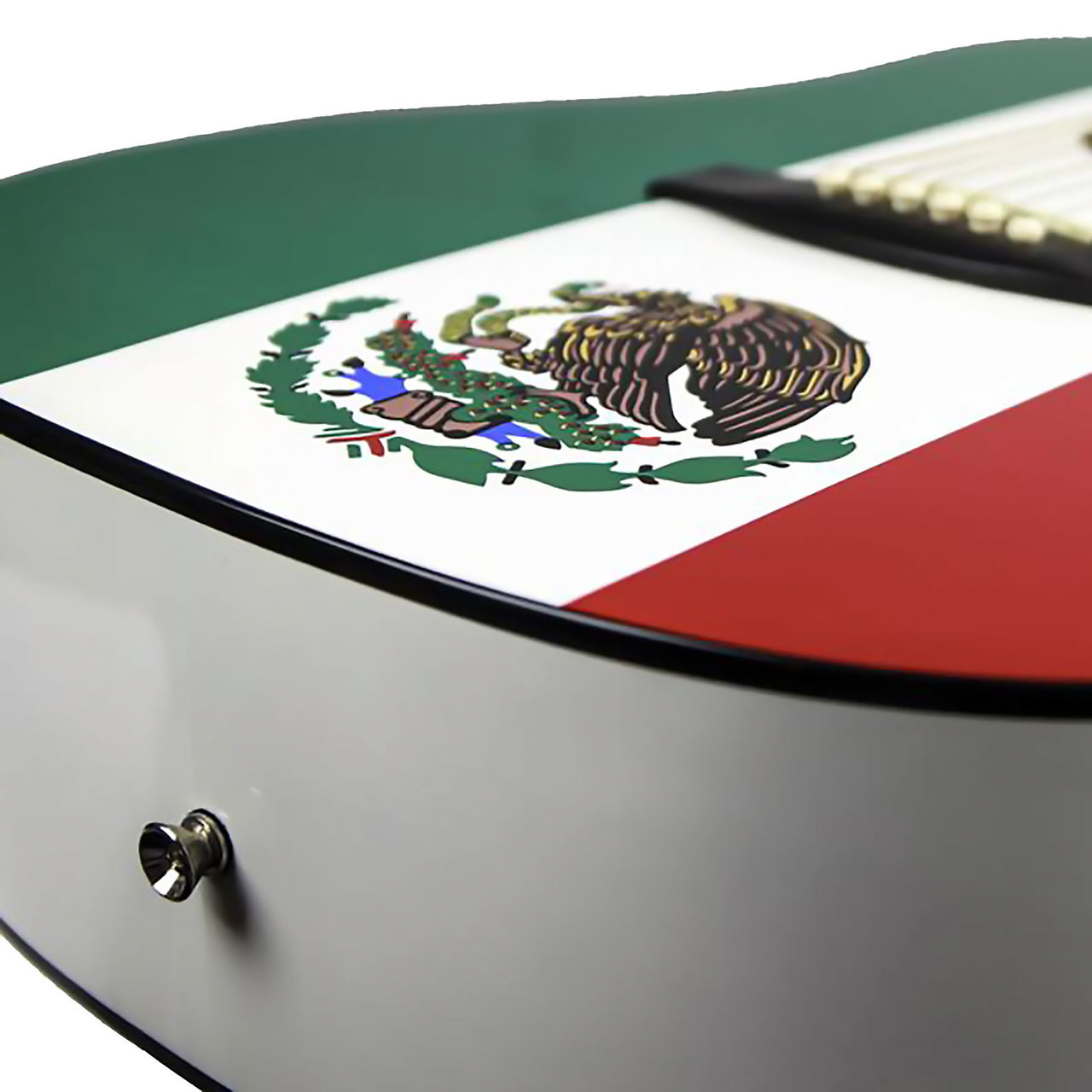 Main Street MAMF Graphic Top Dreadnought Acoustic Guitar, Mexican Flag